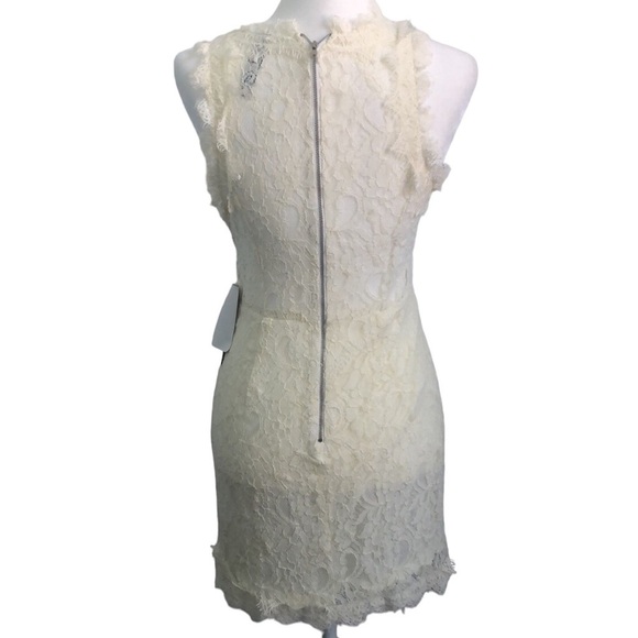 Lord & Taylor Design Lab Lace Dress Ivory Size Large NWT - Picture 3 of 15